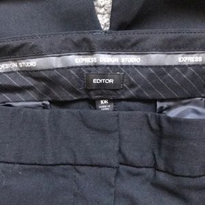 Express Editor flare pants